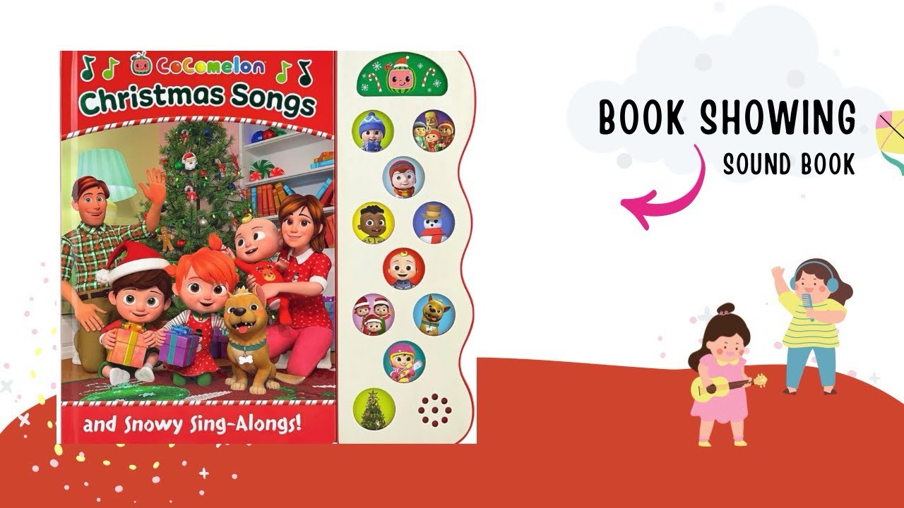 Cocomelon | Christmas Songs | Snowy Sing-Along | Sound Book