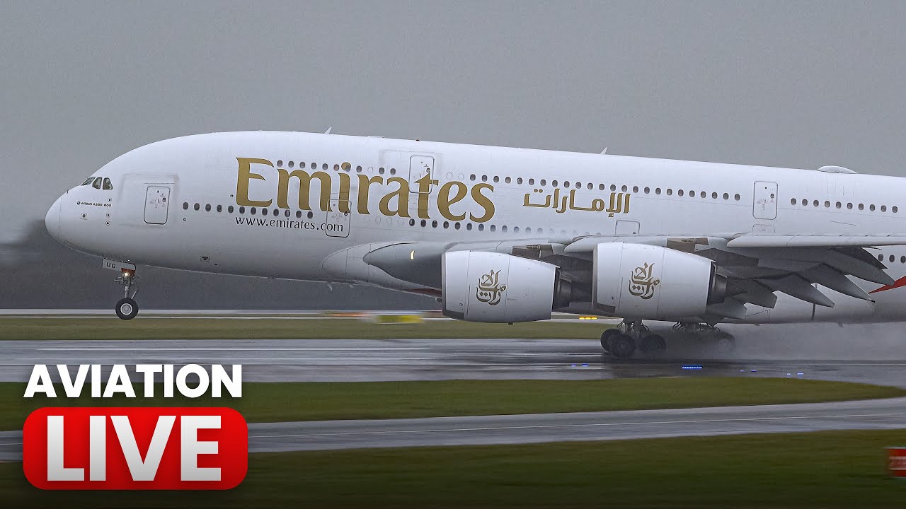 🔴 Manchester Airport LIVE ✈️