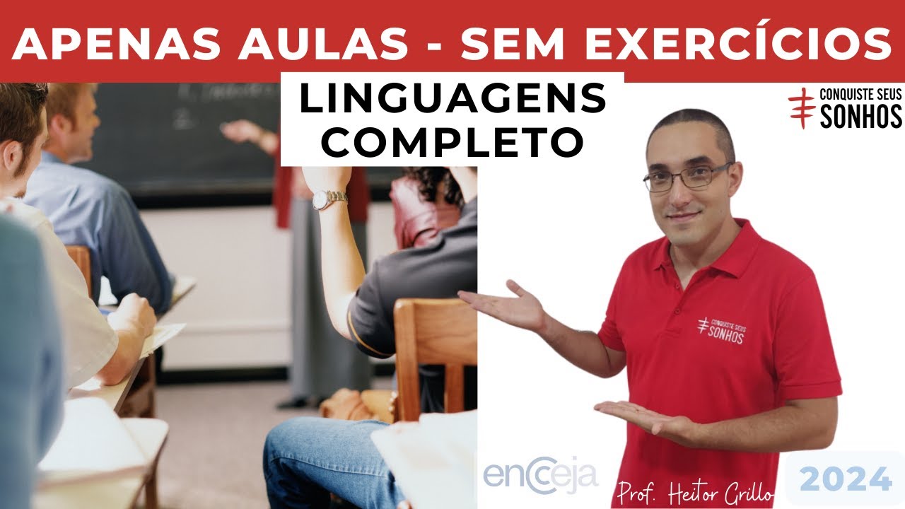 APENAS AULAS - LINGUAGENS - ENCCEJA 2024 - ENSINO MÉDIO E FUNDAMENTAL