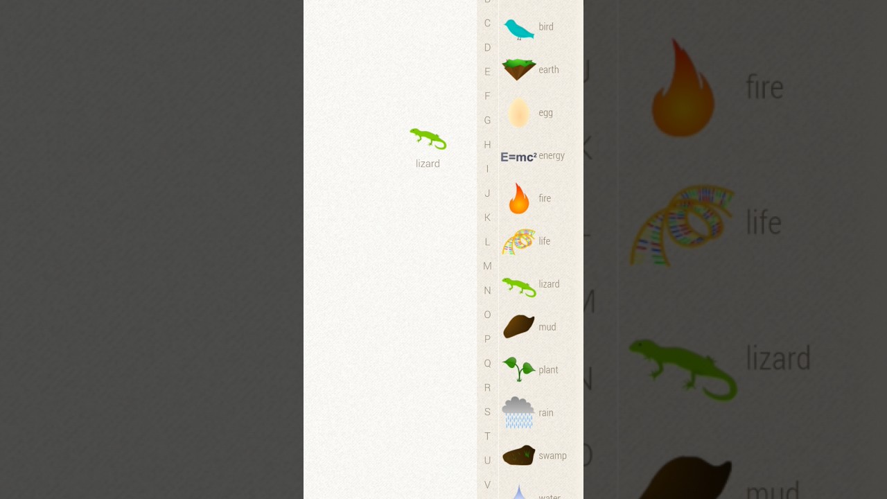 How to make Lizard in Little Alchemy? #youtubeshorts #viral #shorts #littlealchemy #gameplay #yt