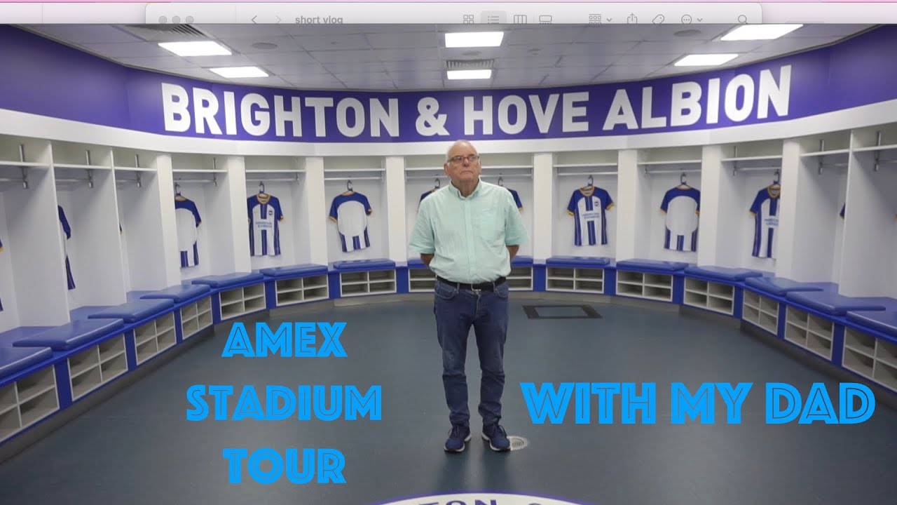 AMEX Stadium tour : Brighton and Hove Albion PREMIER LEAGUE Ground (the seagulls)