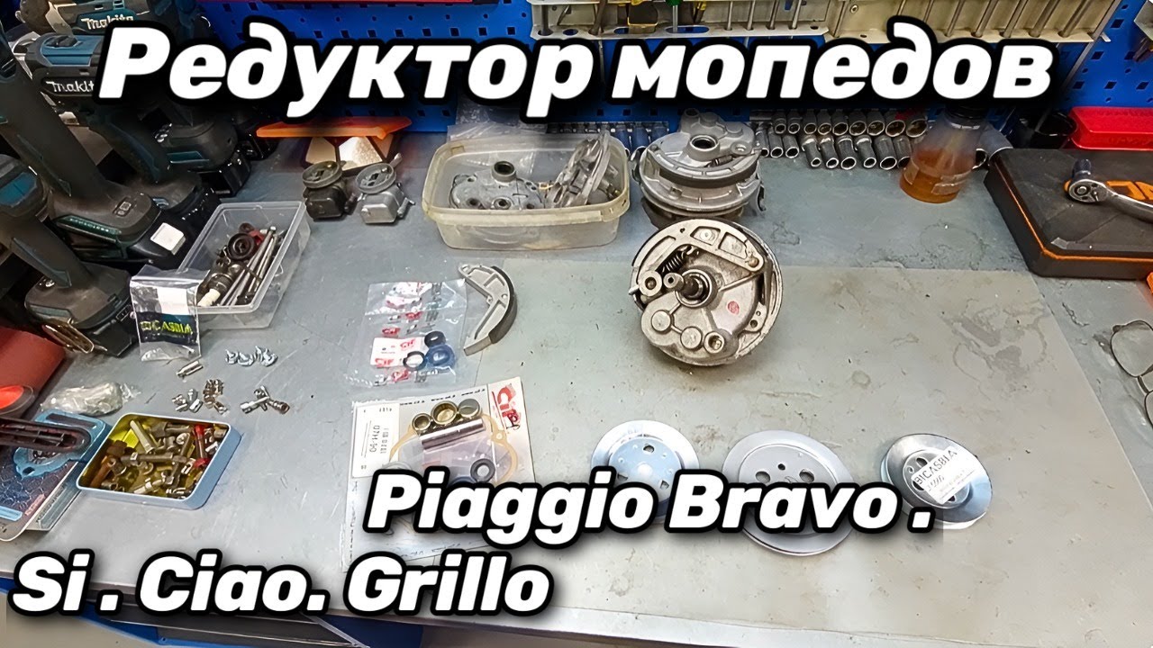 Редуктор мопедов Piaggio  Bravo . Si . Ciaо. Grillo ,