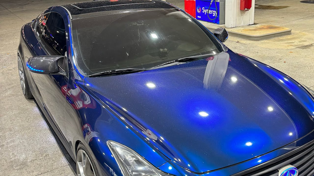 Установка зеркал RGB Q50 на G37