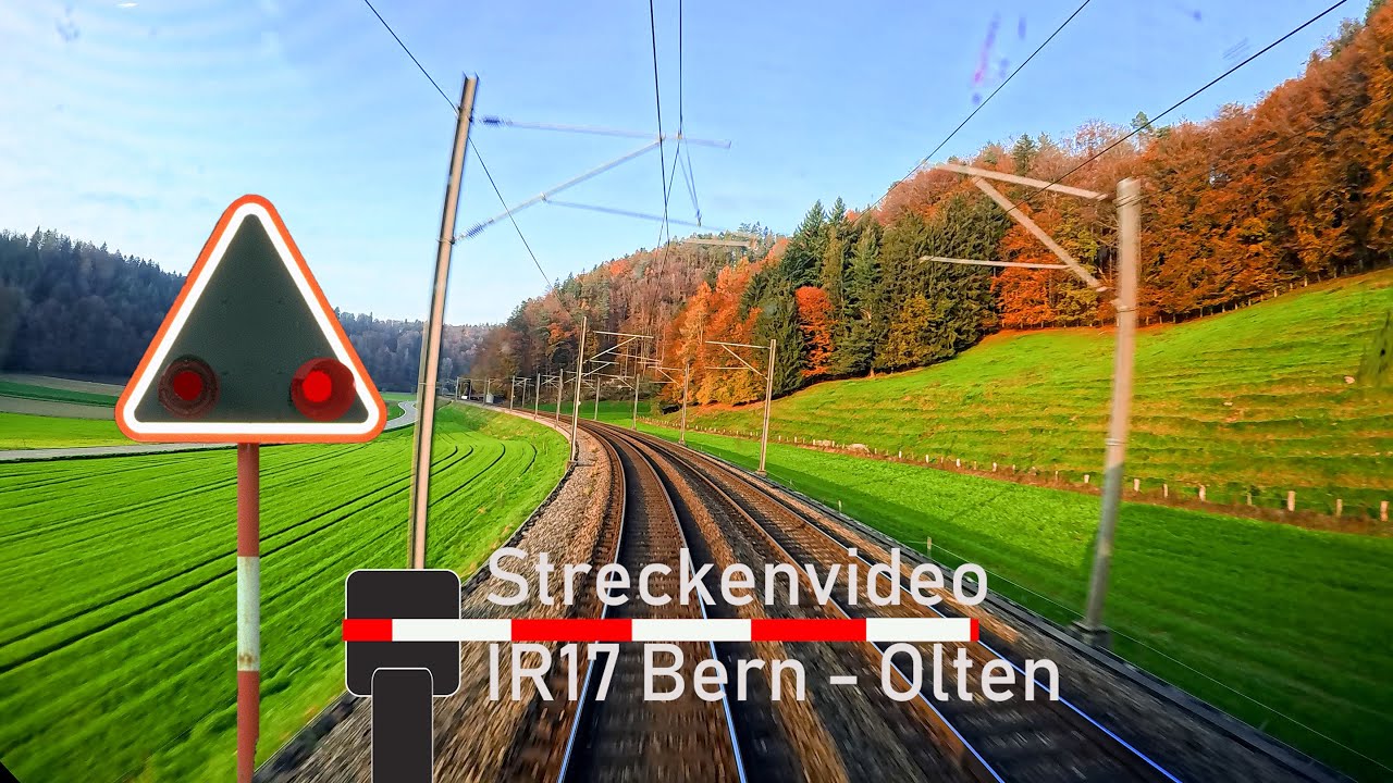 Führerstandsmitfahrt / Cab ride IR17 Bern - Olten (BLS RABe 515 MUTZ)