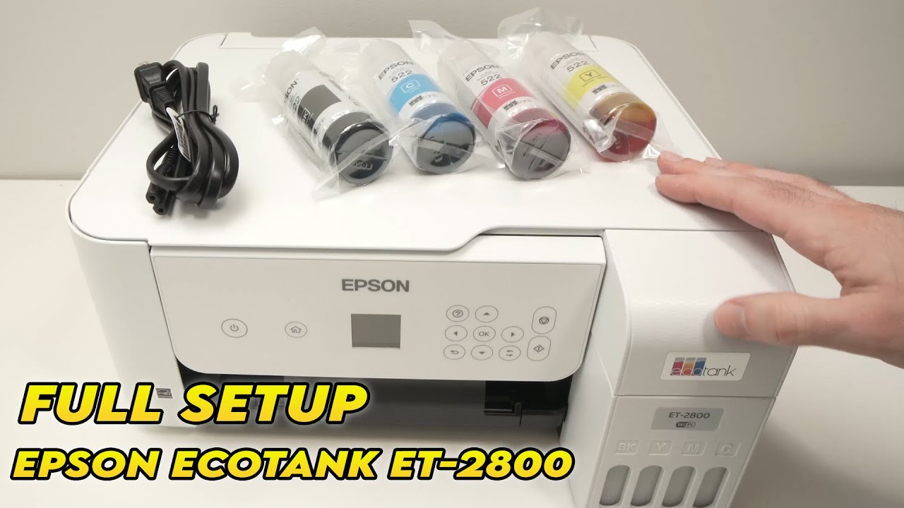Как настроить и использовать принтер Epson EcoTank ET-2800 (полное руководство для начинающих)
