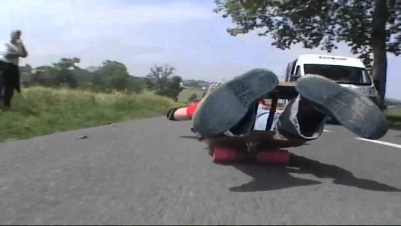 The Battle for the downhill longboard street luge mikel echegaray