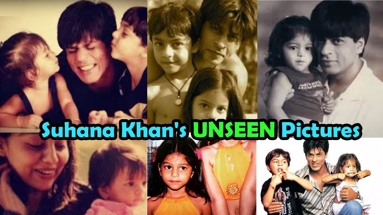 Shah Rukh Khan's Daughter Suhana Khan's CUTE & RARE Childhood Pictures | Birthday Special