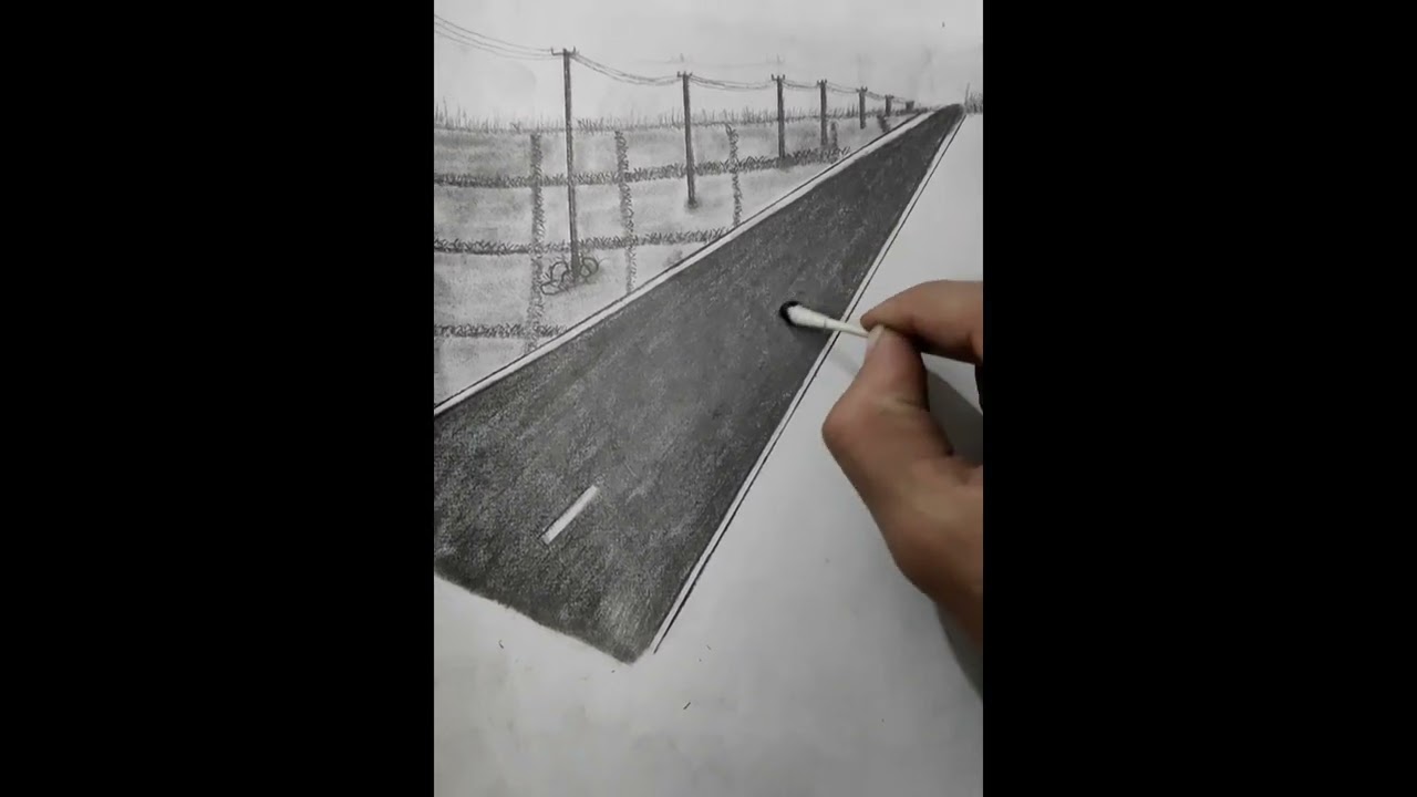 How to make easy pencil sketch | How to make scenery sketch #video #viral #viralvideo #drawing #art 