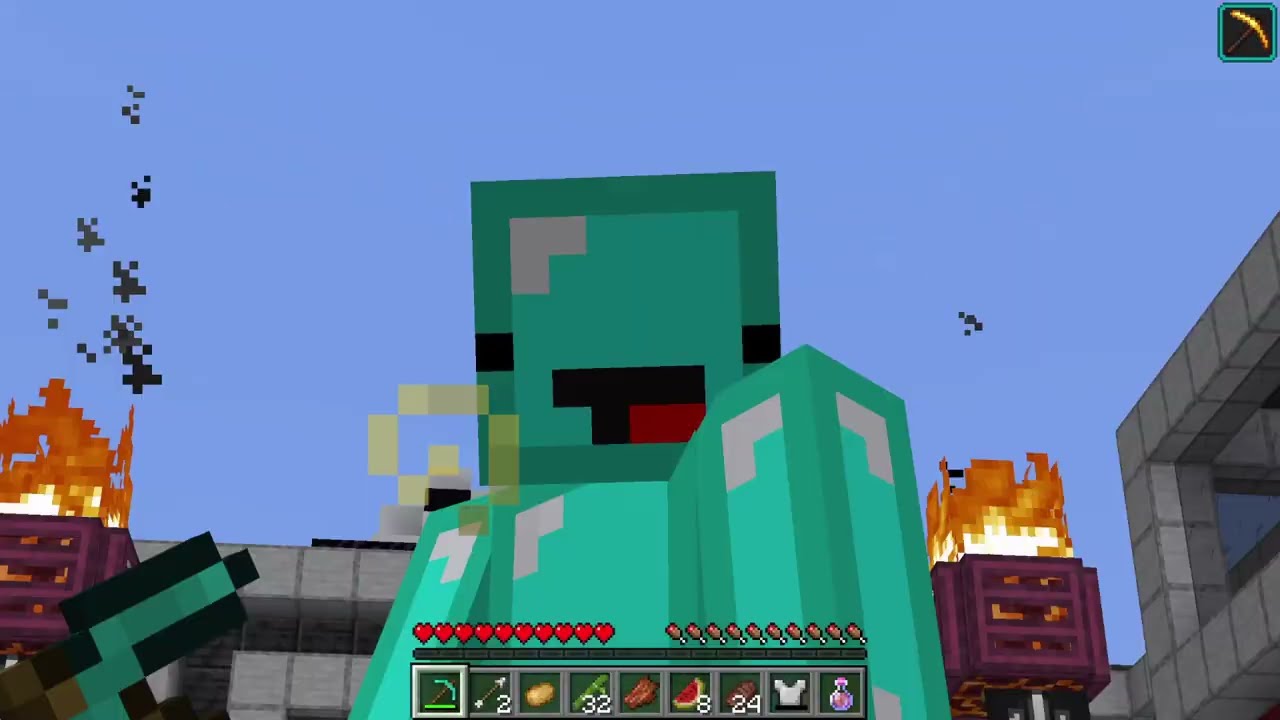 Skeppy - Skeppy Renovates HIS House (Not BadBoyHalo's) on the DreamSMP (ft. Sand) - 2022/02/26