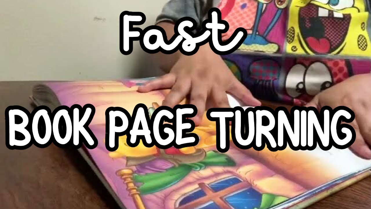 ASMR Fast Page Turning With Book Pages!