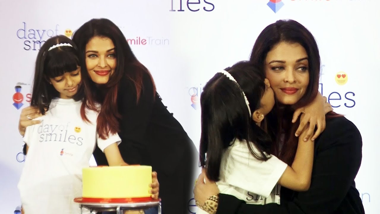 Aishwarya Rai Bachchan Celebtrate Her Father's Birthday with Smile Train India NGO Kids