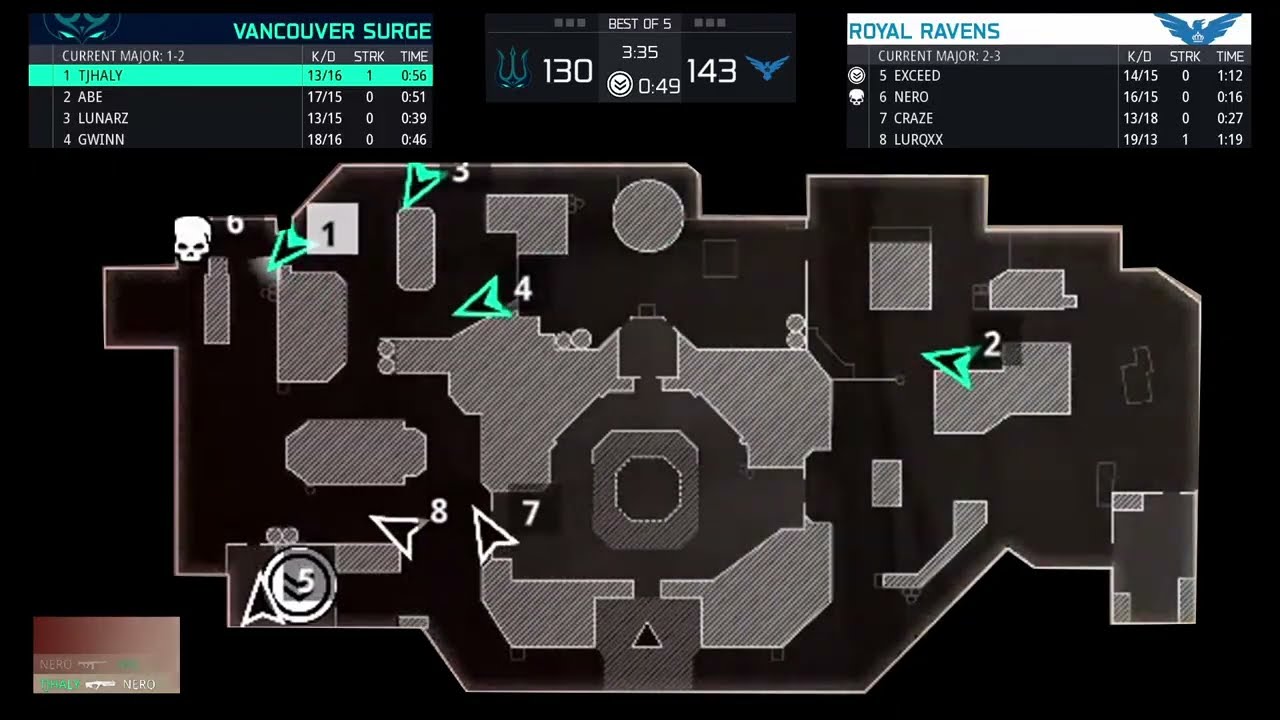 CDL Minimap VOD | Royal Ravens vs Vancouver Surge Major 2 Qualifiers Full Series