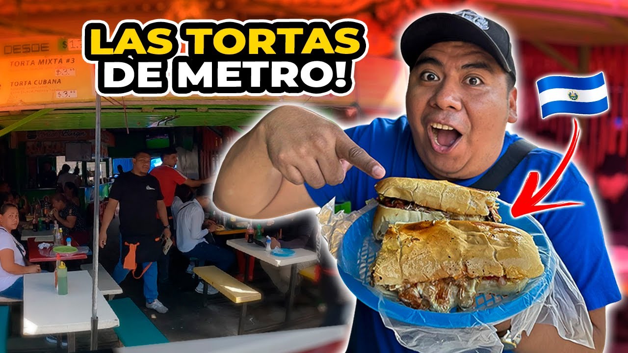 🤤ALMORZANDO las TORTAS de METROCENTRO en la CALLE *¿son buenas?*
