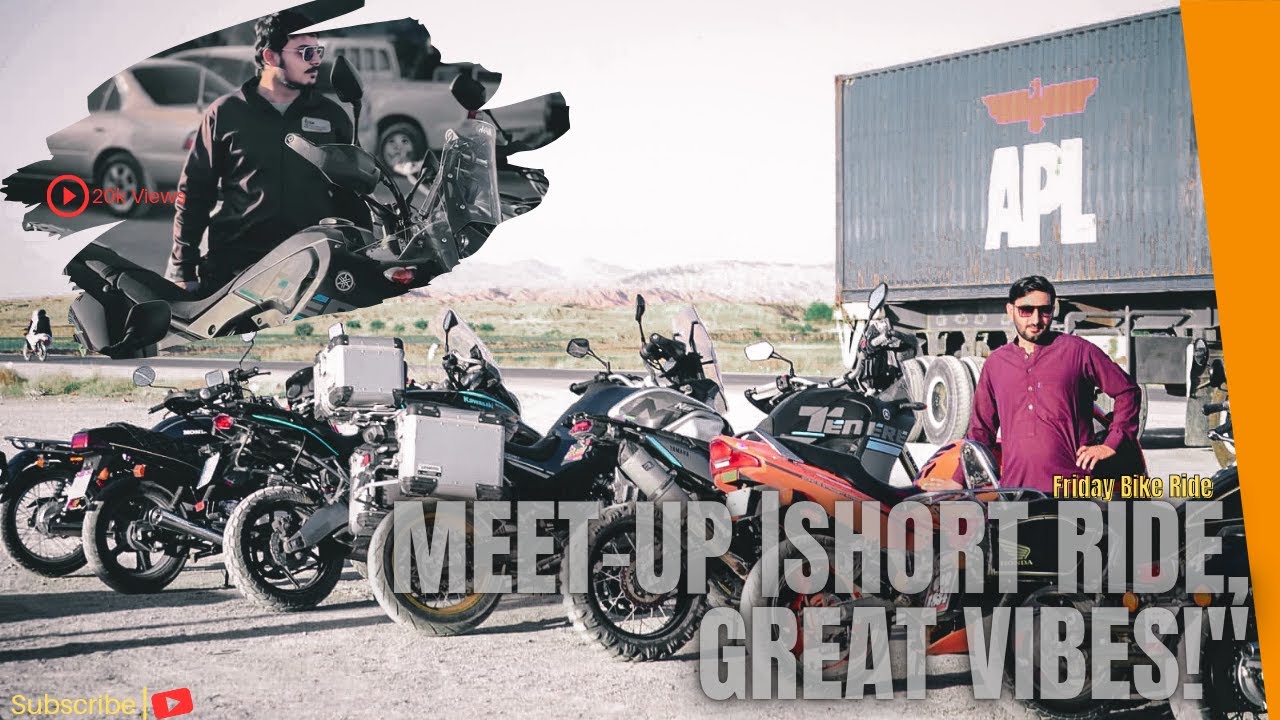 “Quetta Bikers Meet-Up | Short Ride, Great Vibes!” |Friday ride| #pakistan