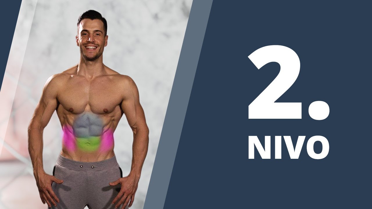 9 minut za raven trebuh - NIVO II