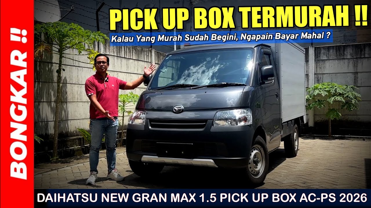 Bongkar !! DAIHATSU GRAN MAX 1.5 PICK UP BOX 1.5 AC POWER STEERING 2026 || REVIEW EXTERIOR INTERIOR 