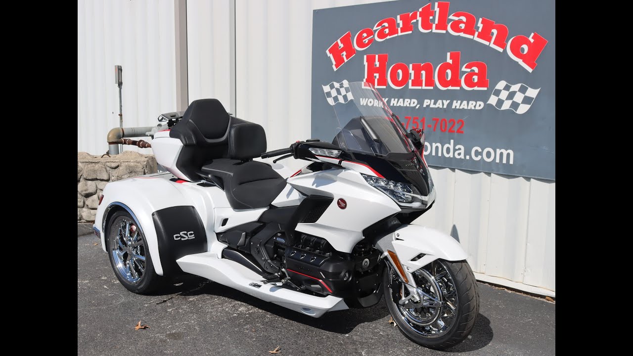 New 2024 Honda Goldwing Tour DCT model we converted to a California Side Car Encore Trike