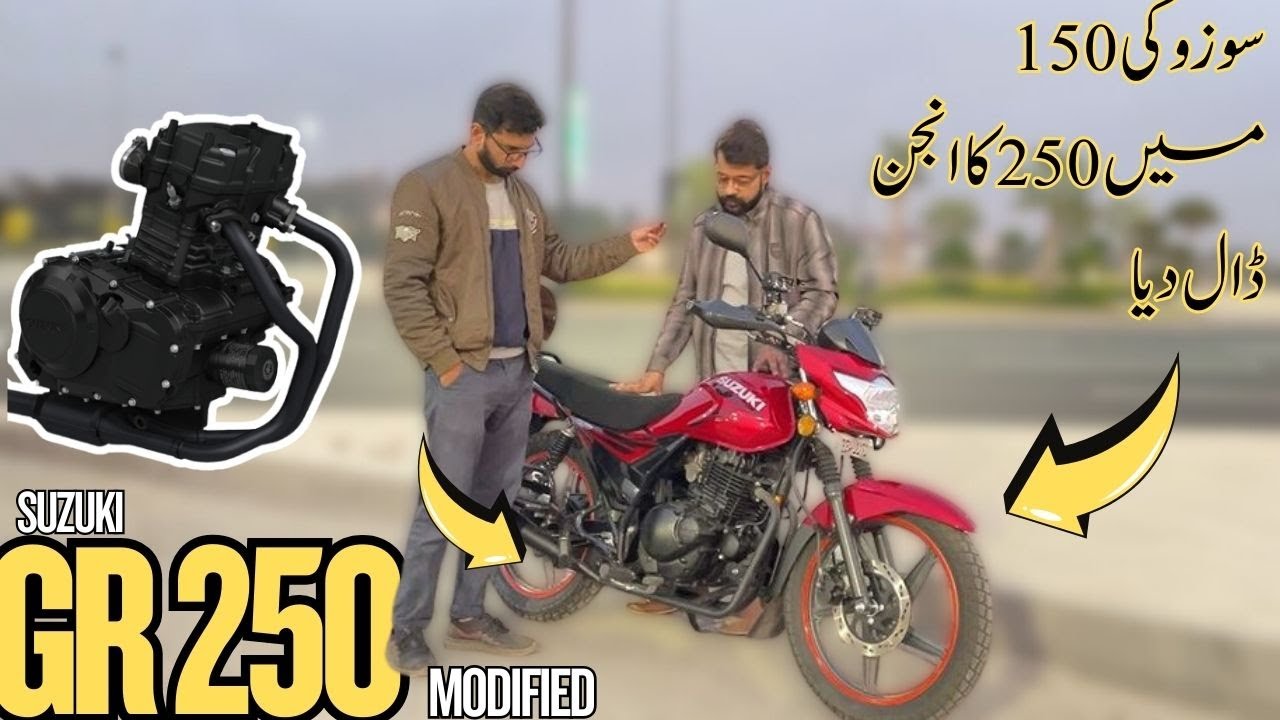 Suzuki GR150 Engine Swap To Suzuki GN250! Insane Power , Insane Pick Up Insame Torque!