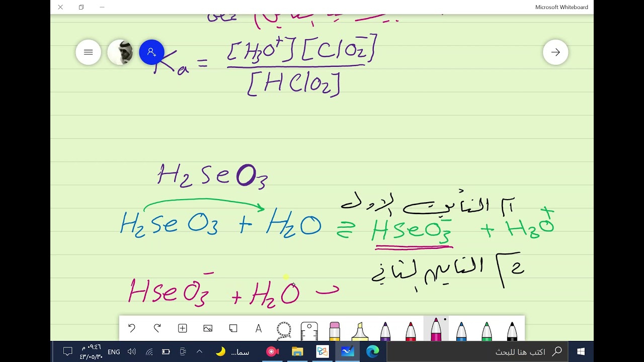 الاحماض القوية والضعيفة
