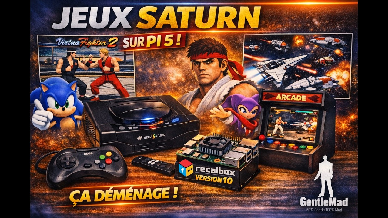 Sélection des meilleurs jeux arcade sur Saturn sur recalbox 10 avec un Pi 5 !