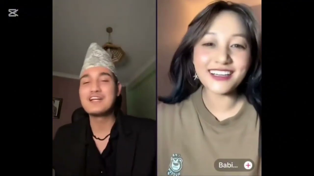Coolboy & babina kirati in tiktok live ||| singer babina kirati