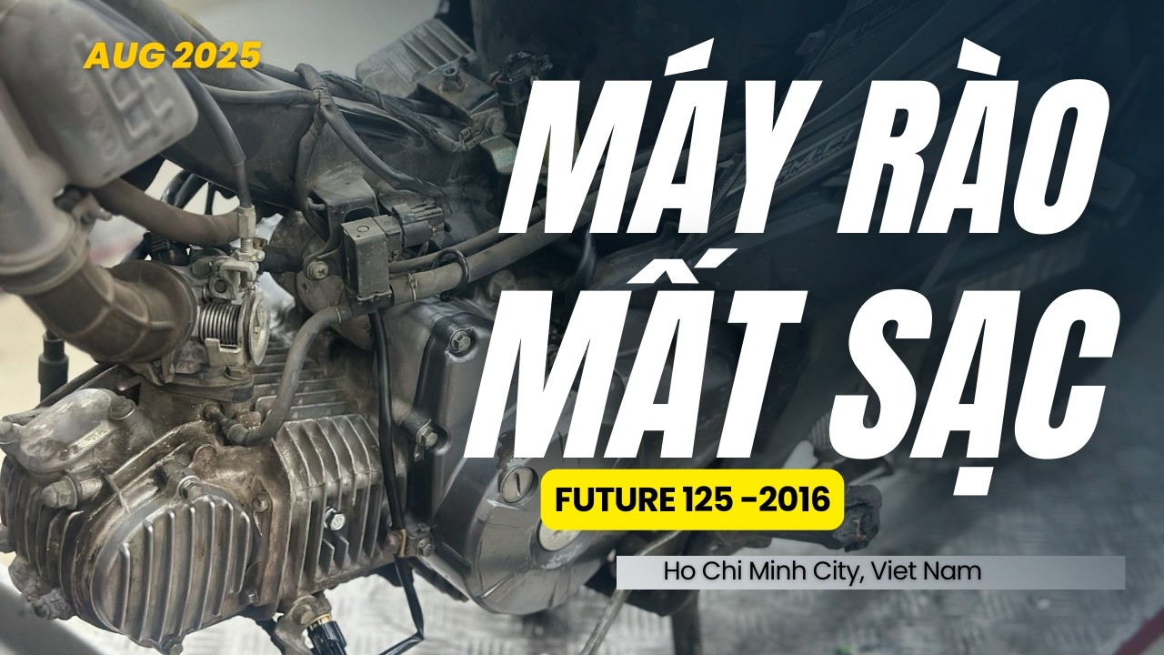 Future 125 Mất sạc, máy rào #tuisuahonda #future #fuled #binhdien
