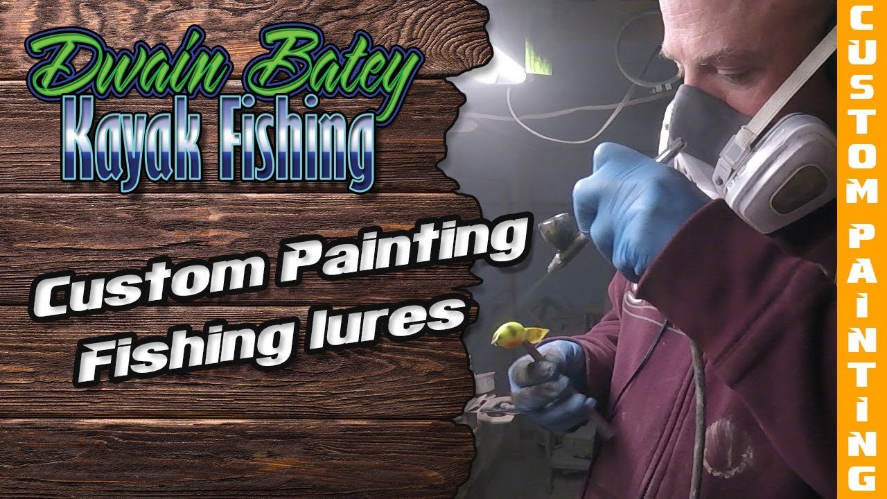 Custom Painting Fishing Lures - Behind the scenes - This is not a tutorial