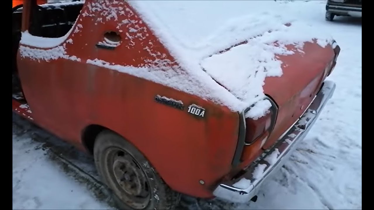 Datsun 100A käyntiin 35 vuoden jälkeen