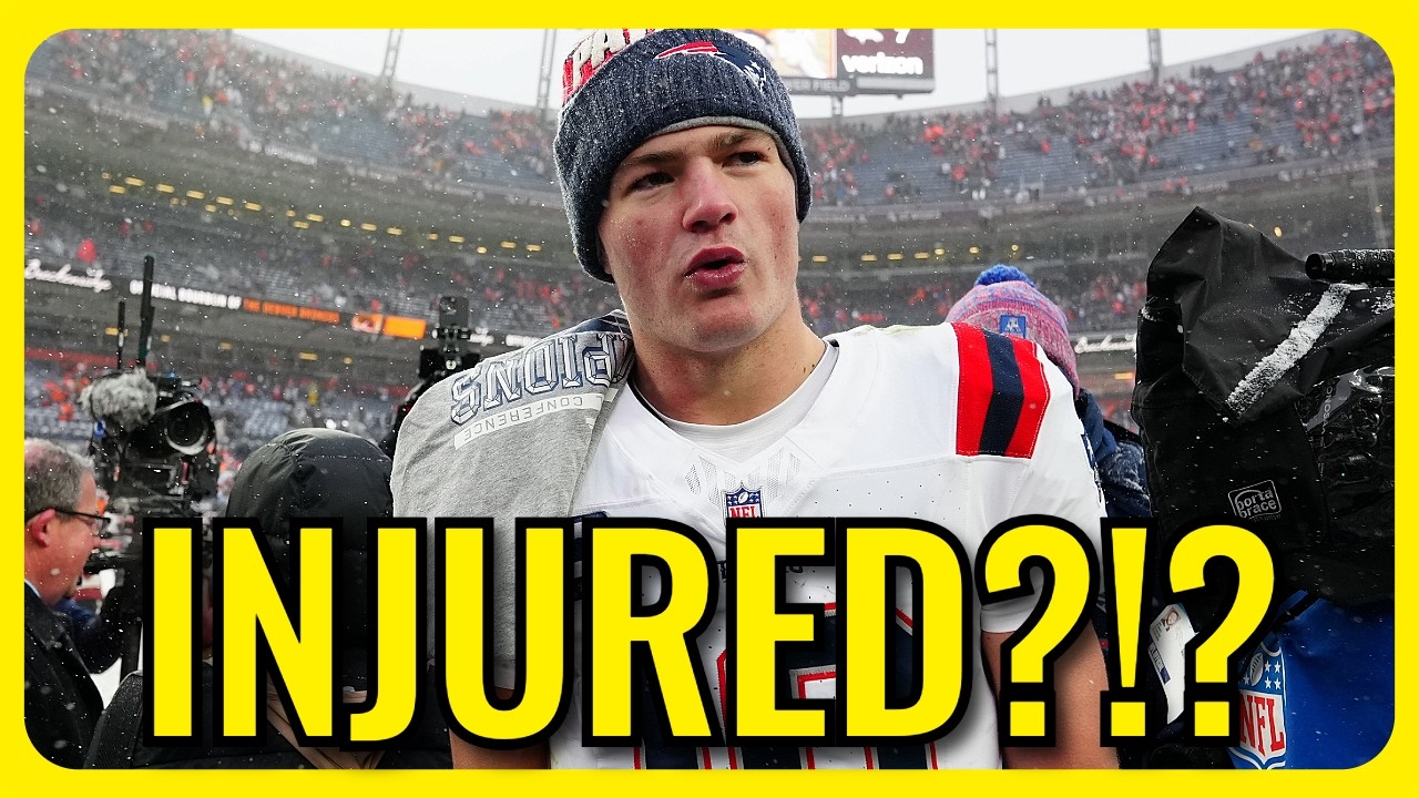 Did Drake Maye SUFFER AN INJURY in the AFC Championship?