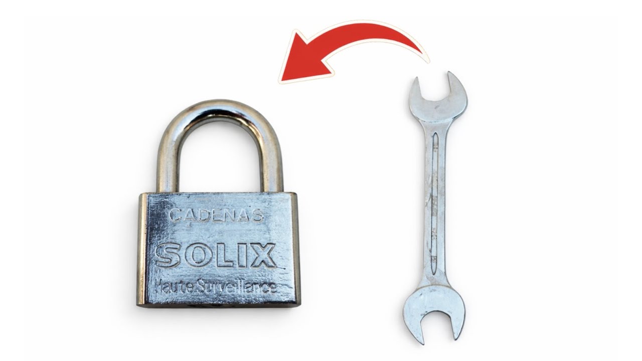 Unlocking a Lock with Just a wrench!🔓😱