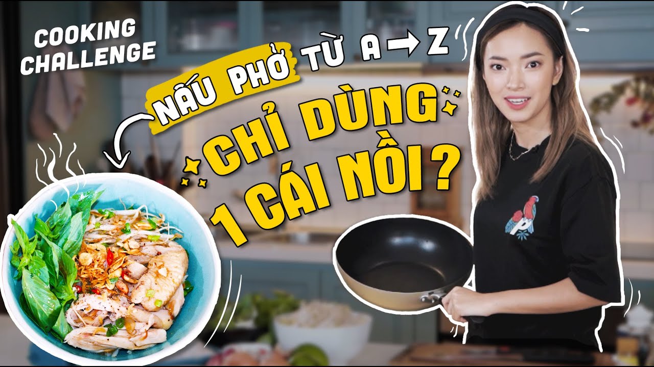 PHỞ GÀ TRỘN “cực” nhanh - gọn cho hội ngại rửa bát 🧽🧴 | Chau Bui Official
