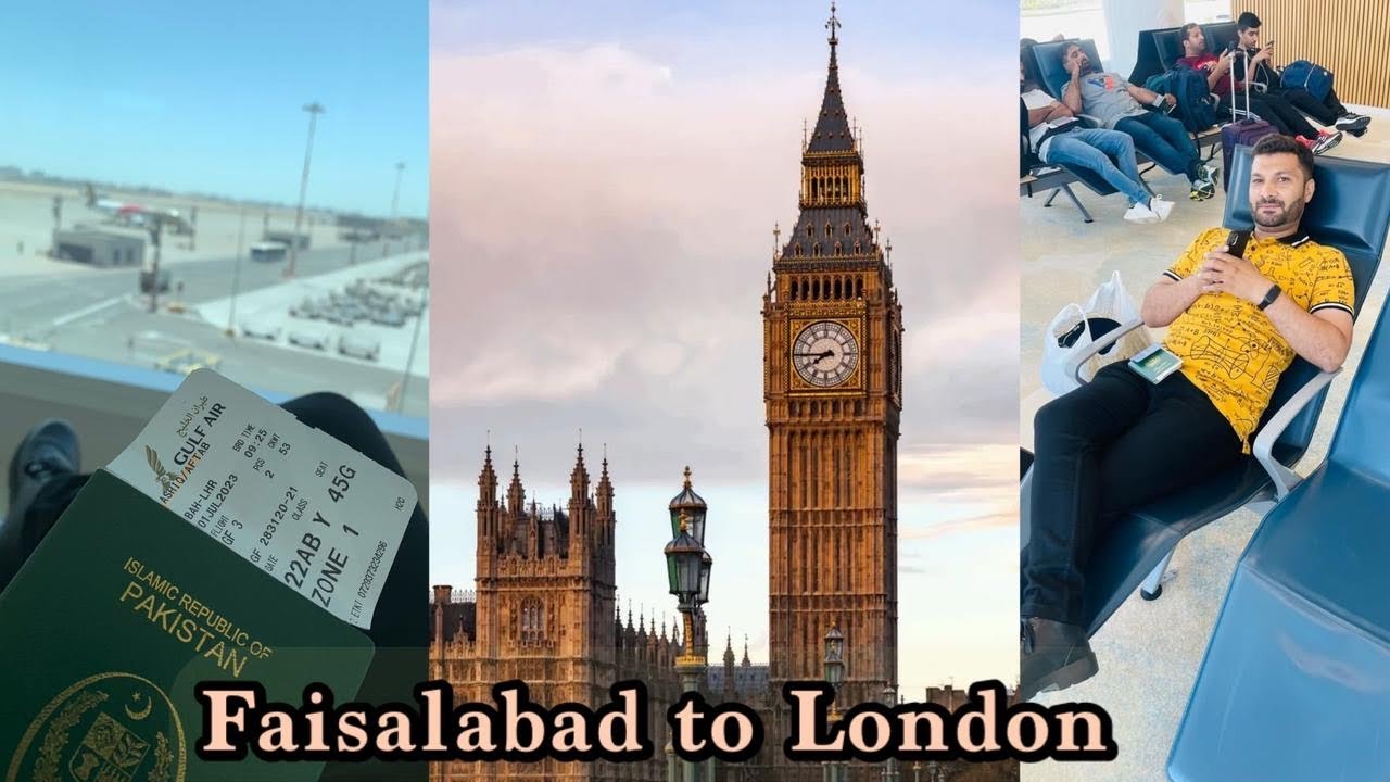 Faialabad, Pakistan to London UK 🇬🇧 Vlog complete | Faisalabad Airport Vlog 1 | Heathrow Airport
