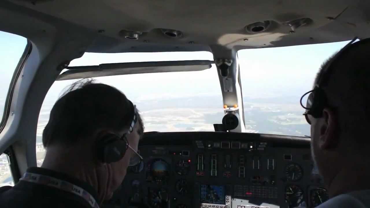 Citation II (550) Startup, Short Flight & Shutdown, Orlando International KMCO