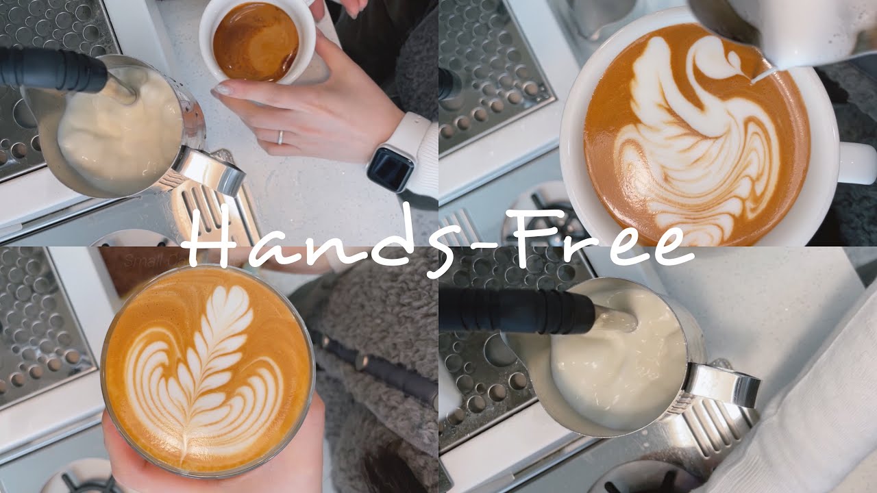 BARISTAJOY ☕️ Hands-Free Milk Steaming for Latte Art