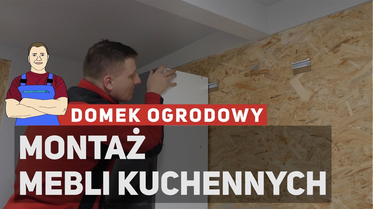 Montaż mebli kuchennych - domek ogrodowy