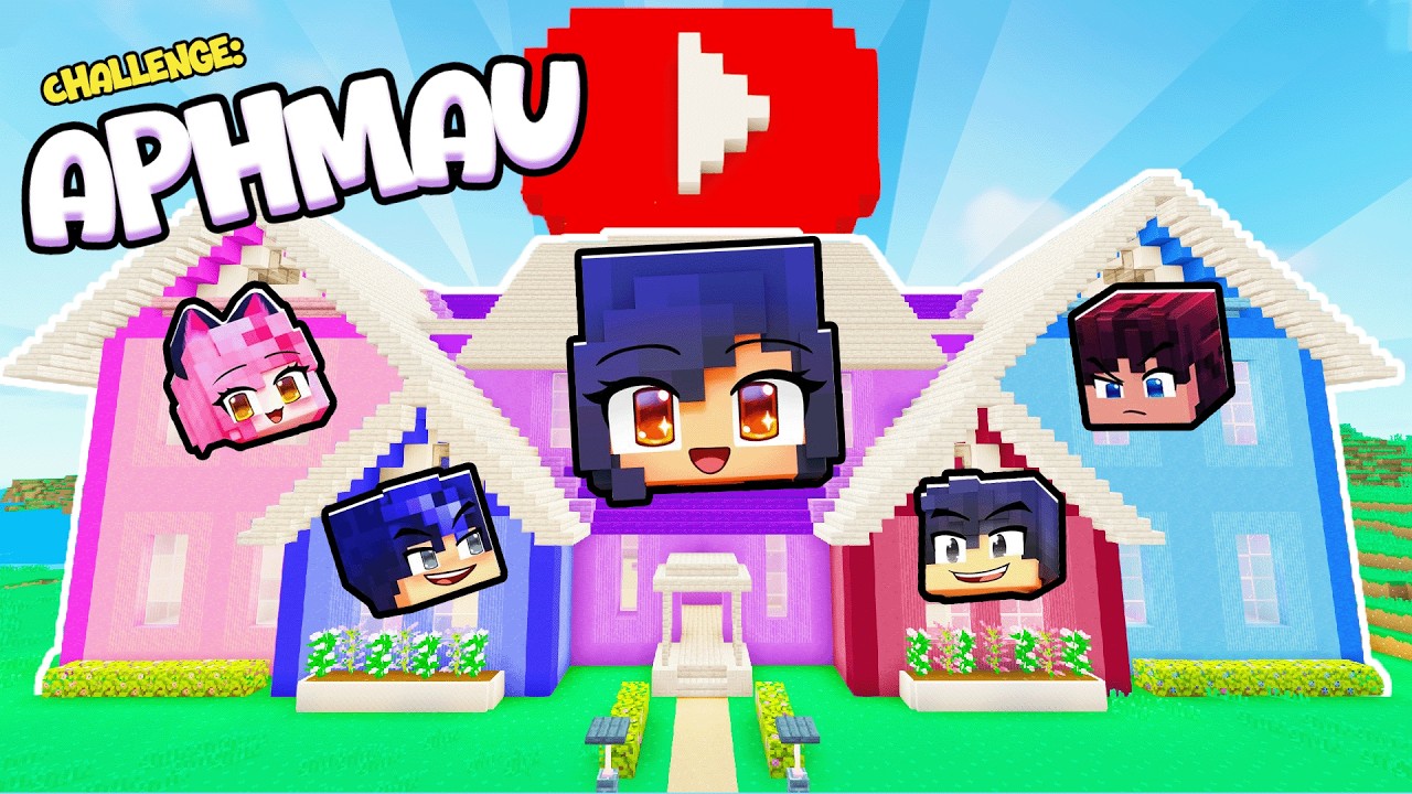 Дом APHMAU и друзей в MINECRAFT!