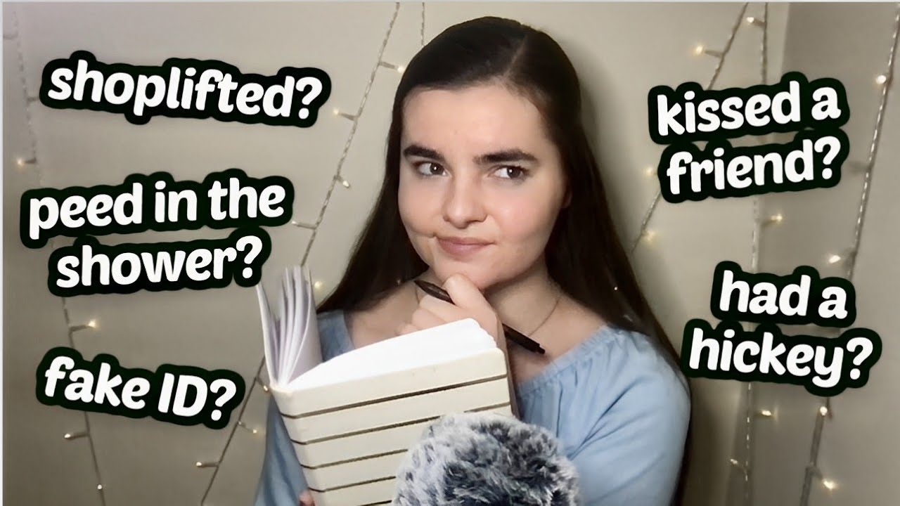 ASMR Asking You EXTREMELY Personal Never Have I Ever Questions | + My Answers!