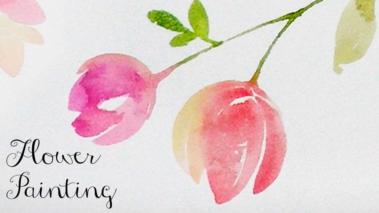 [LVL2] Watercolor Tutorial : How to paint flowers