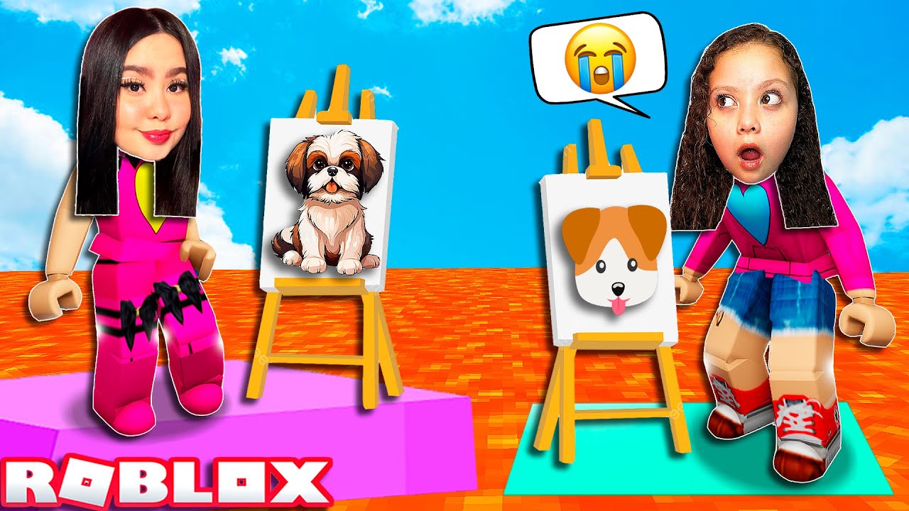 DESENHE BEM OU MORRA no ROBLOX!