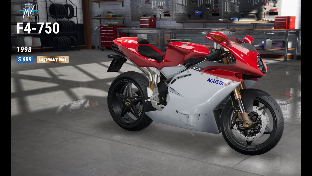 [RIDE 4] - 1998 MV Agusta F4 750 - Turnaround - Race test - 4k