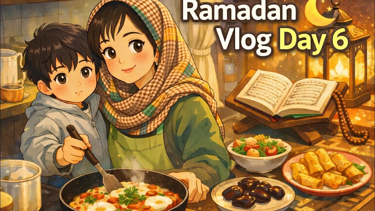 Ramadan Vlog Day 6 🌙| Productive Routine | weight loss motivation...