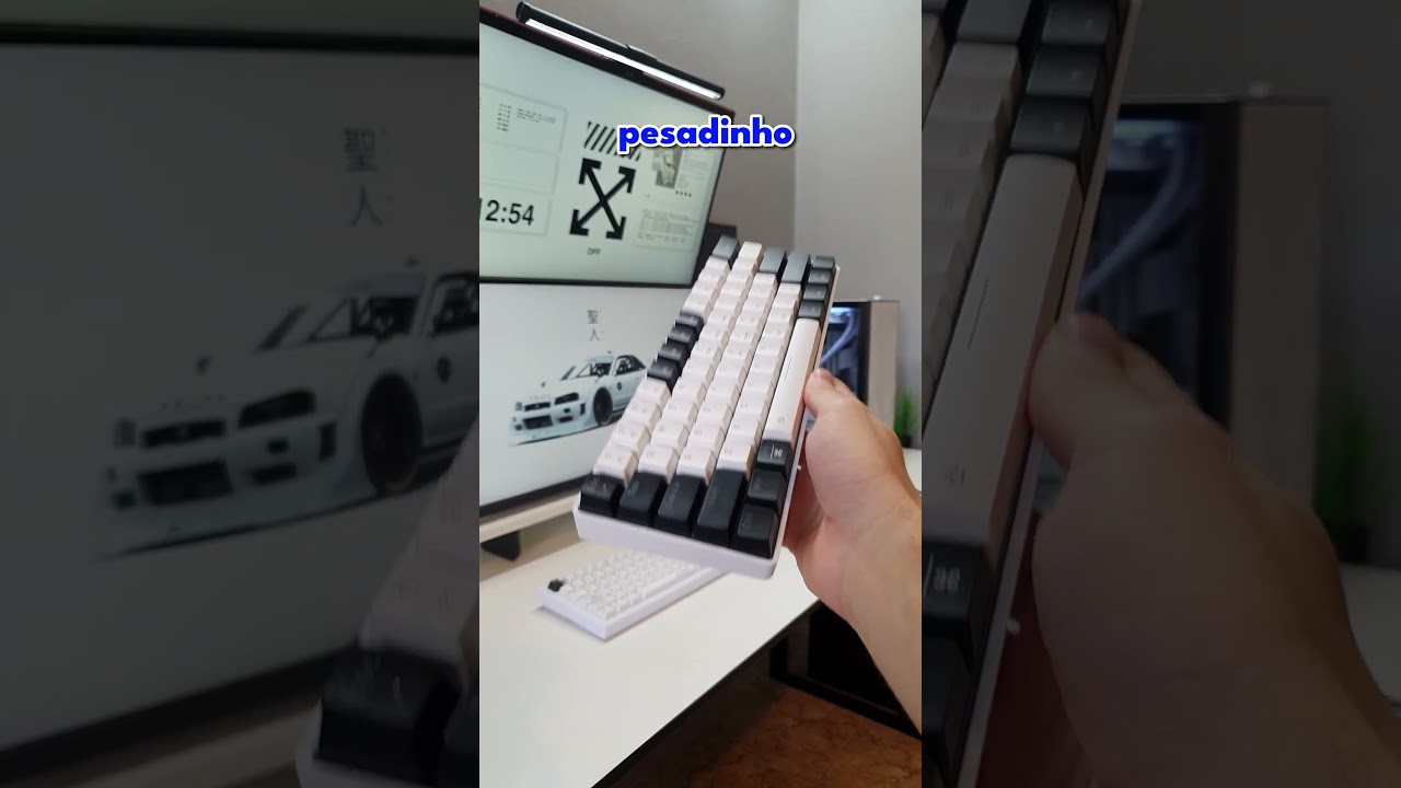 Teclado 60% bom, bonito e barato