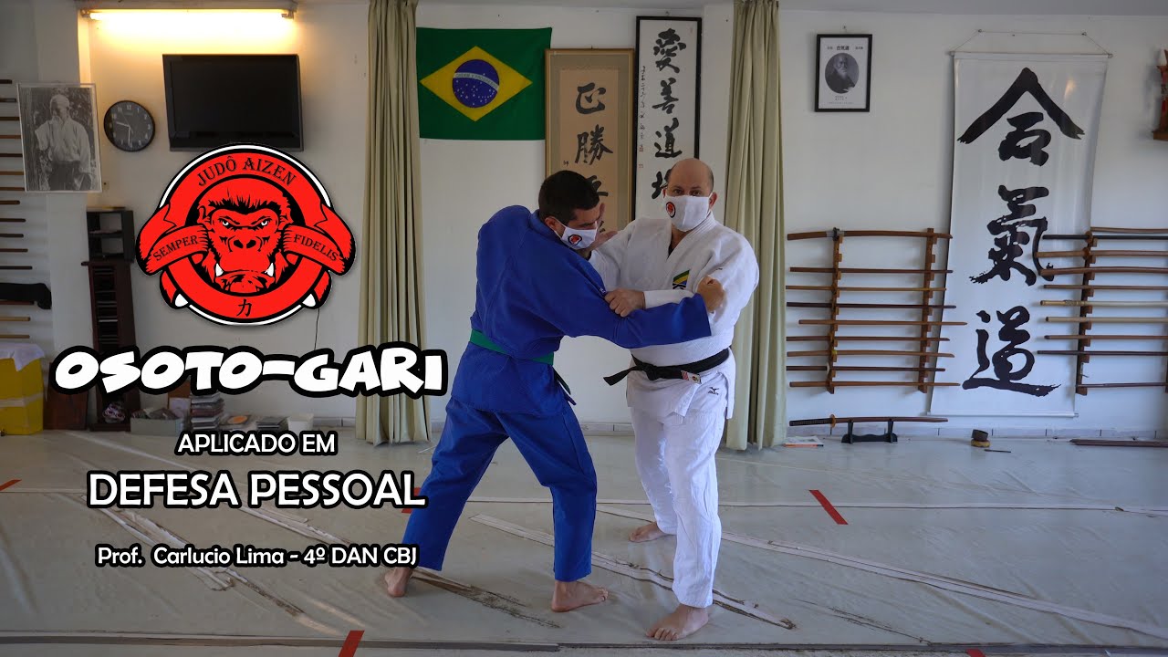 OSOTO GARI EM ATEMI WAZA - TÉCNICA APLICADA EM DEFESA PESSOAL.