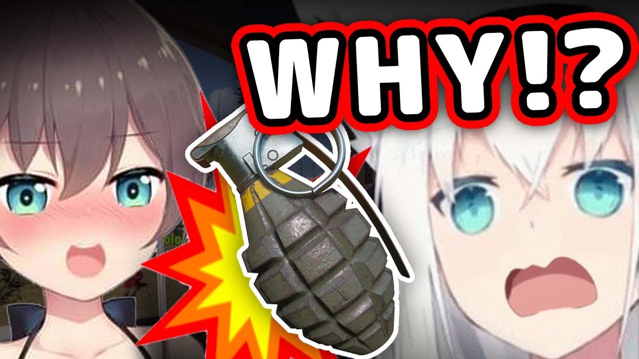 Fubuki Gets Randomly Blown Up By Matsuri While Playing The Piano【Hololive】