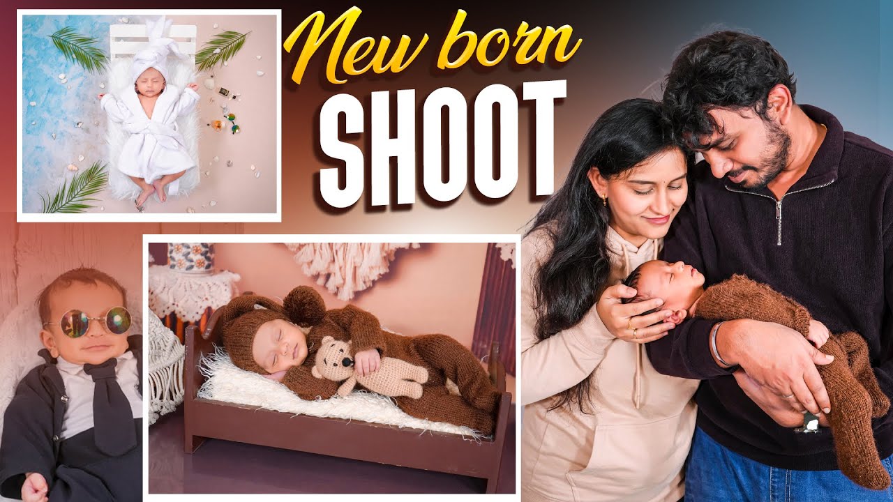 Our Baby Boy’s First Photoshoot 🥹 |1 Month Baby Boy Photoshoot |New Mom Life| @SrijaSony26