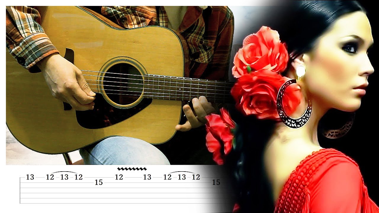 TOP 5 Spanish melody | Guitar Lessons w/ Tabs! [Part No. 1]