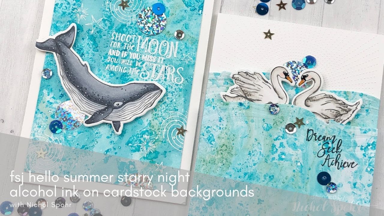 FSJ HELLO SUMMER STARRY NIGHT CARDS