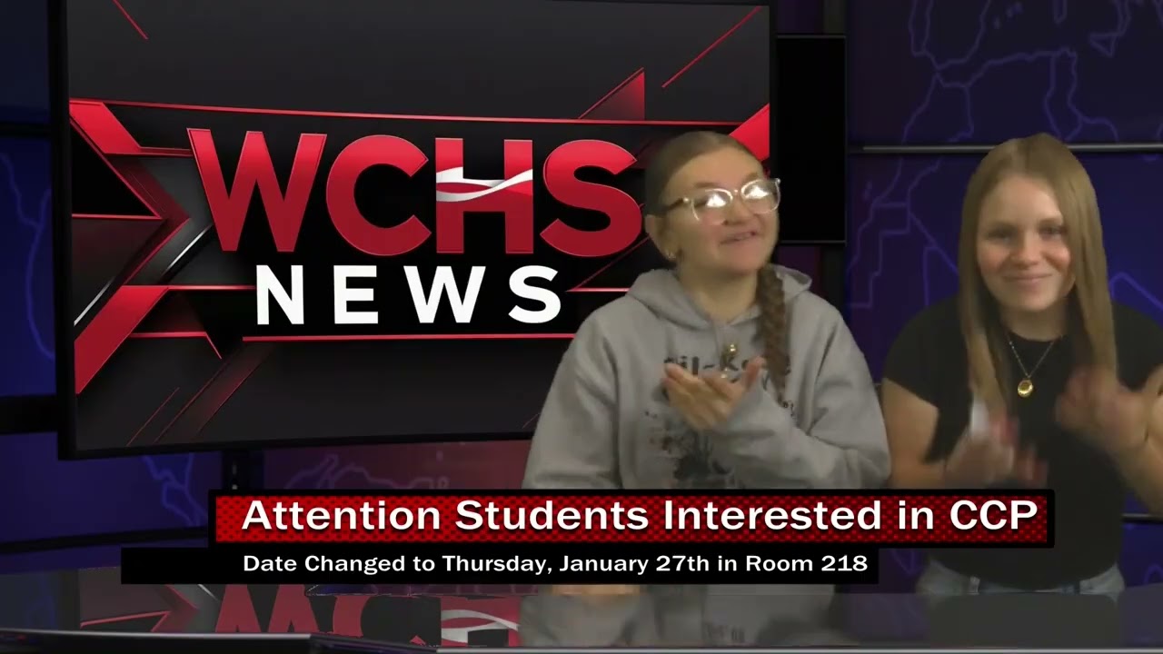 WCHS Daily News for Friday, January 23, 2026