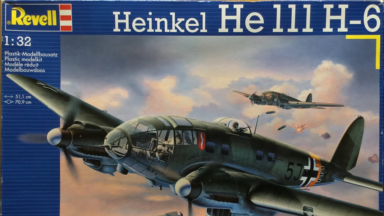 Revell 1/32 He Heinkel 111 scale model, Big Build Part 2