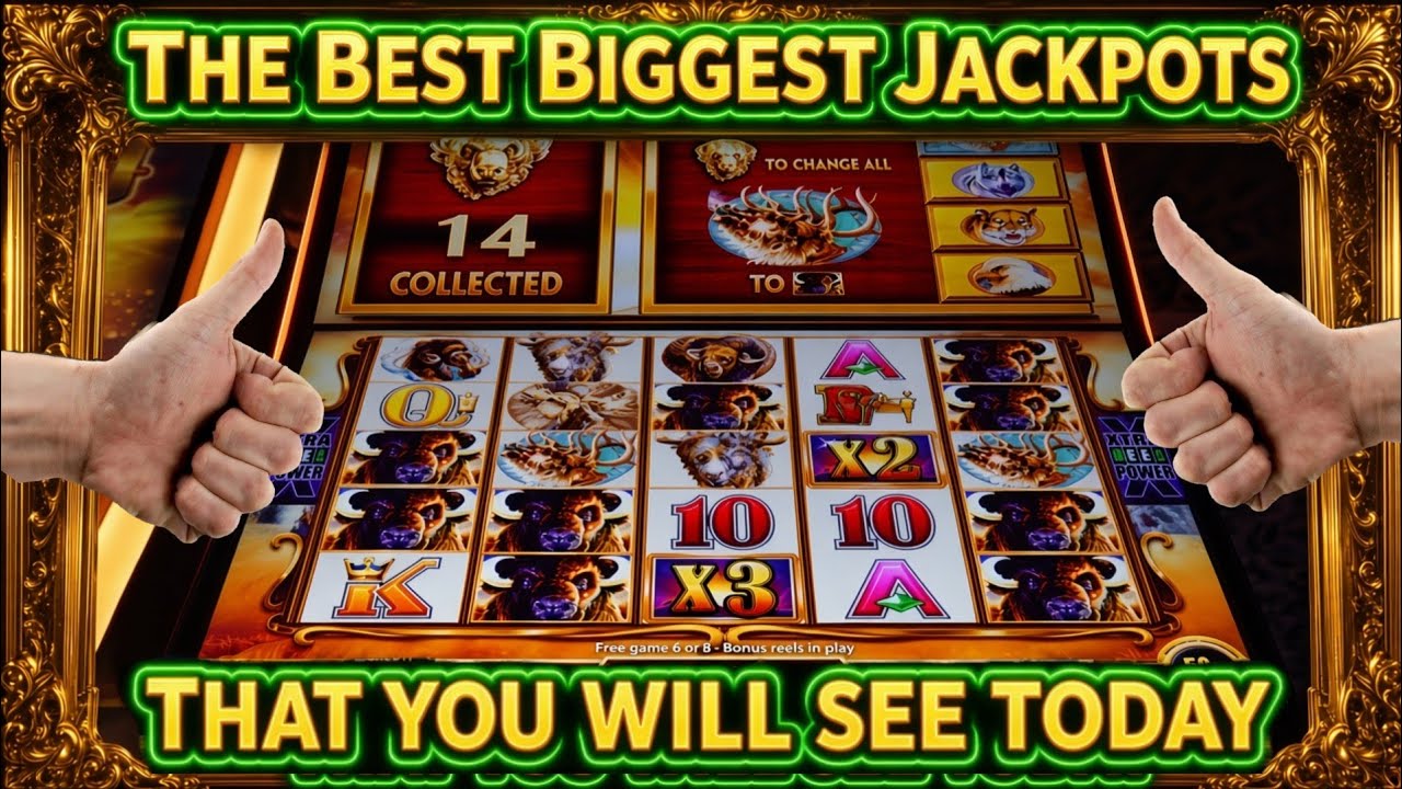 💵The BEST BIGGEST JACKPOTS YOU'LL SEE TODAY!! Buffalo Gold Revolution Slot